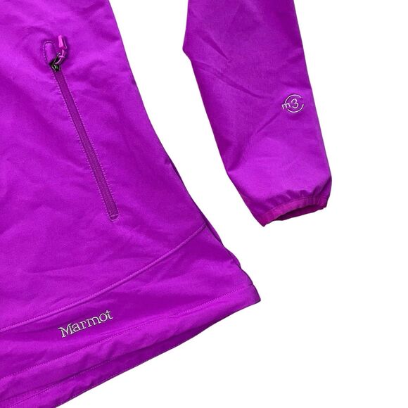 MARMOT Large Purple Gorpcore Softshell Jacket Outdoor Hiking Ski Layer - Picture 3 of 11